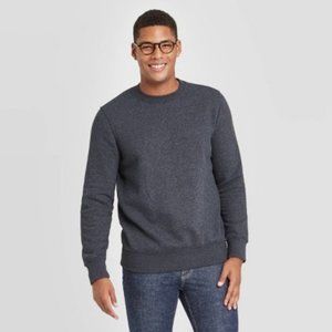 Grey fleece sweatshirt/sweater